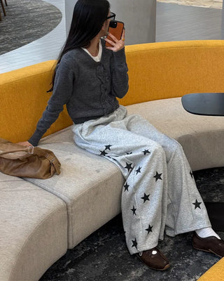 Layered Point Frill Cardigan