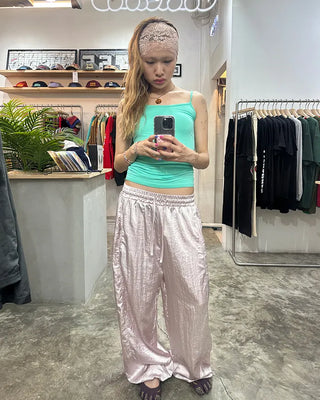 Tight-fitting long camisole