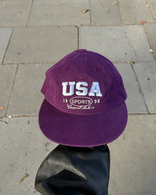 USA 1996 Sports Stitch Straight Cap