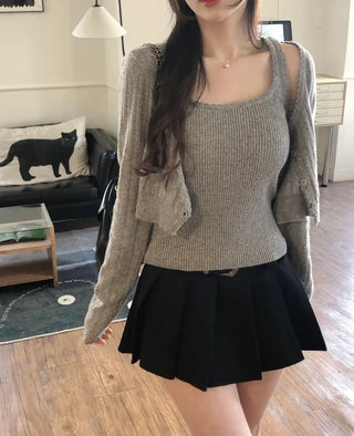 [Belt Set] Western Belt and Skirt Set