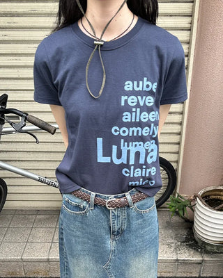Lettering Point Short-Sleeve T-Shirt