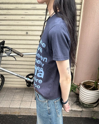 Lettering Point Short-Sleeve T-Shirt