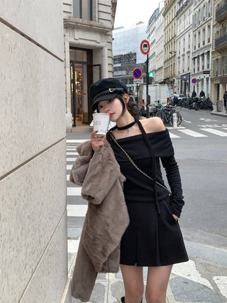 Tie-set off-shoulder
