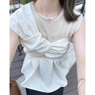 Twist Ribbon Camisole Blouse