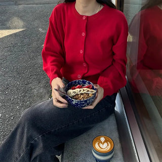 Basic Round Cardigan