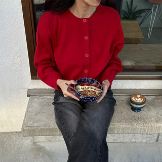 Basic Round Cardigan