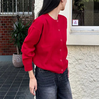 Basic Round Cardigan