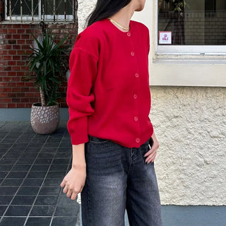 Basic Round Cardigan