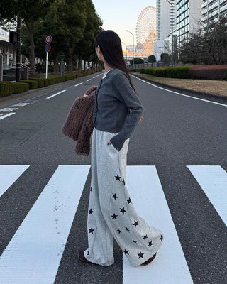 Layered Point Frill Cardigan