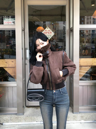Washed strap denim pants