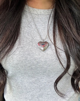 Open Heart Ball Necklace