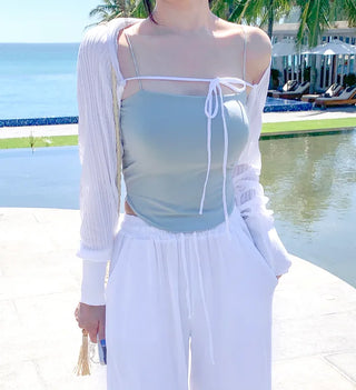 Ribbed Bolero Cardigan (5 colors)