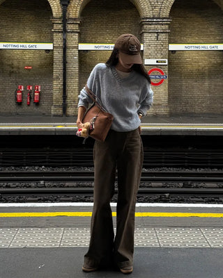 Pocket Point Cotton Wide Pants