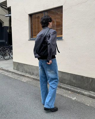 (Unisex) Flare Fit Denim Pants