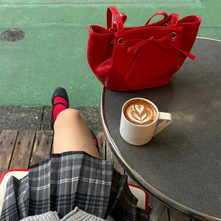 String Bucket Shoulder Bag