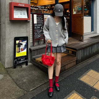 String Bucket Shoulder Bag