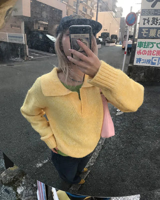 Johnny Collar Knit