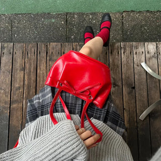 String Bucket Shoulder Bag
