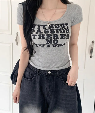 Slim Lifted Short-Sleeve T-Shirt