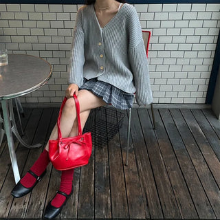 String Bucket Shoulder Bag