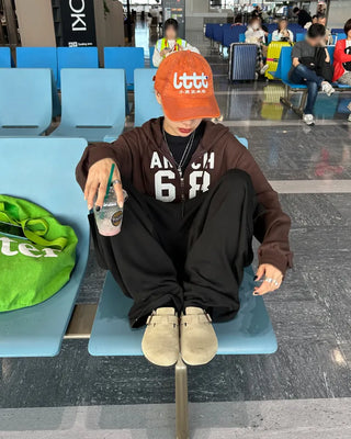 68 Patch Double Zip Cropped Hoodie