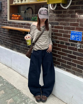 Mood Border Off-Shoulder Top