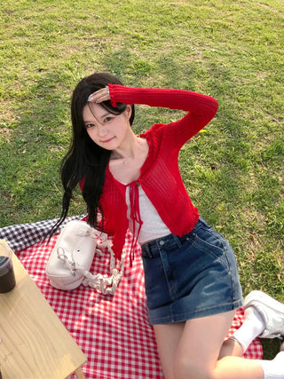 (3 colors) Shirred Button Square Shoulder Bag