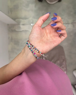 Mixed Colorful Bead Bracelet