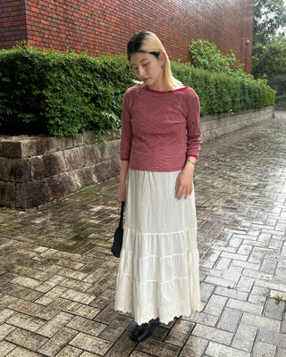 Perforated Lace Camisole Maxi Dress