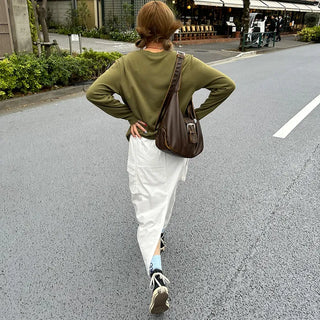 Vintage belt shoulder bag