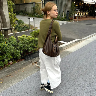 Vintage belt shoulder bag
