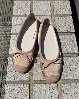 Ribbon flat shoes