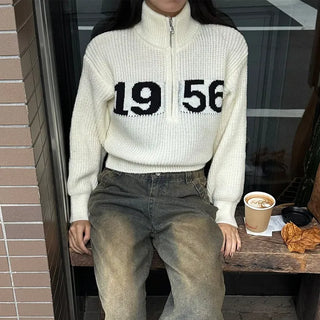 1956 Logo Half-Zip Knit