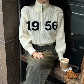 1956 Logo Half-Zip Knit