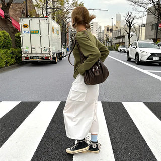 Vintage belt shoulder bag