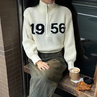 1956 Logo Half-Zip Knit