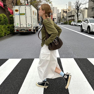 Vintage belt shoulder bag