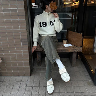 1956 Logo Half-Zip Knit