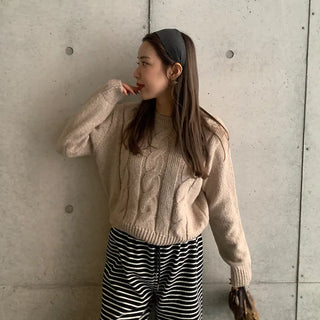 Twist Point Knit
