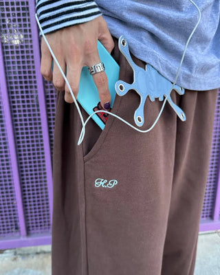 (ORIGINAL) Side-tuck Loose Fit Sweatpants (Fleece Lined)