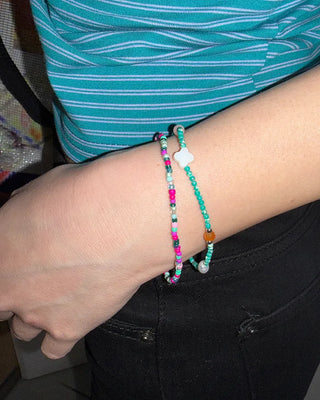 Colorful Point Bead Bracelet