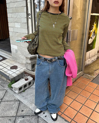 (ORIGINAL) Loose Fit Denim Pants