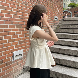 Twist Ribbon Camisole Blouse