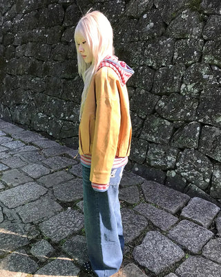 Suede crop jacket