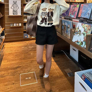 Two-Bear Round Knit