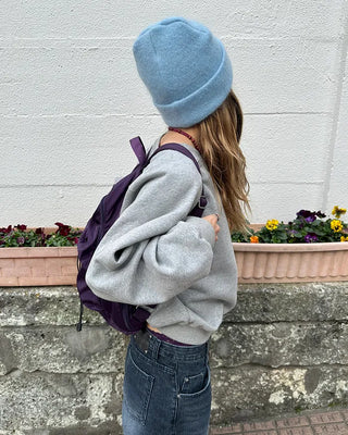 Saddle Shoulder Fleece Lined Sweatshirt