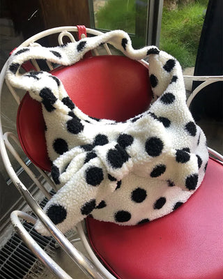 Dot Big Ribbon Boa Bag