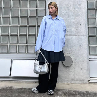 Minimalist strap shirt