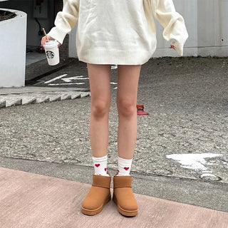 Suede short UGG boots