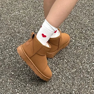 Suede short UGG boots